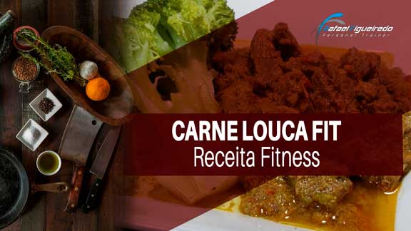 thumbnail vídeo receita carne louca fitness