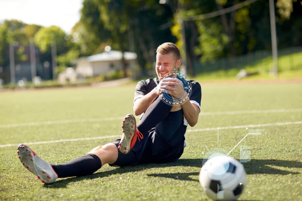 lesão no futebol