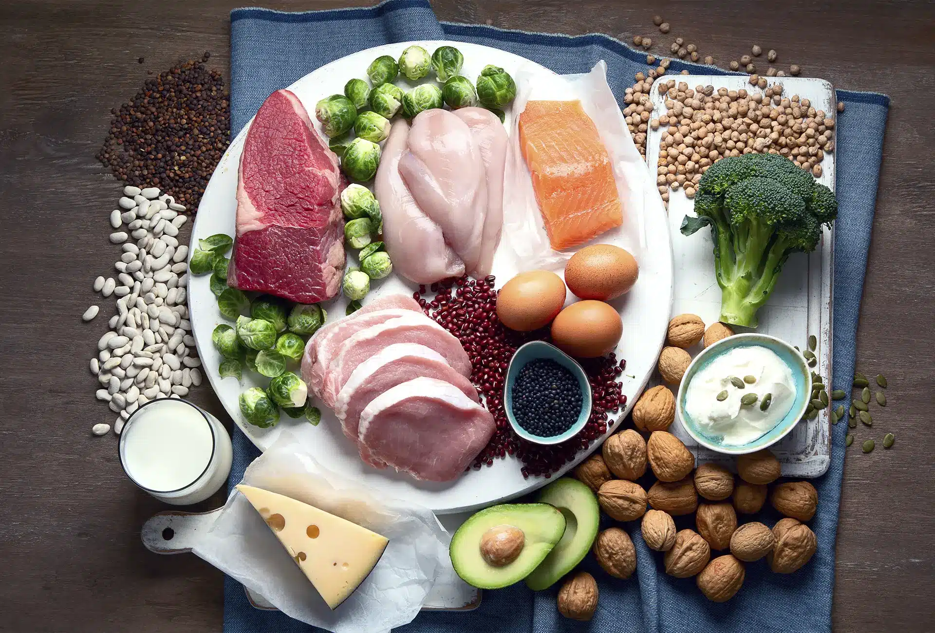 alimentos da dieta de um atleta