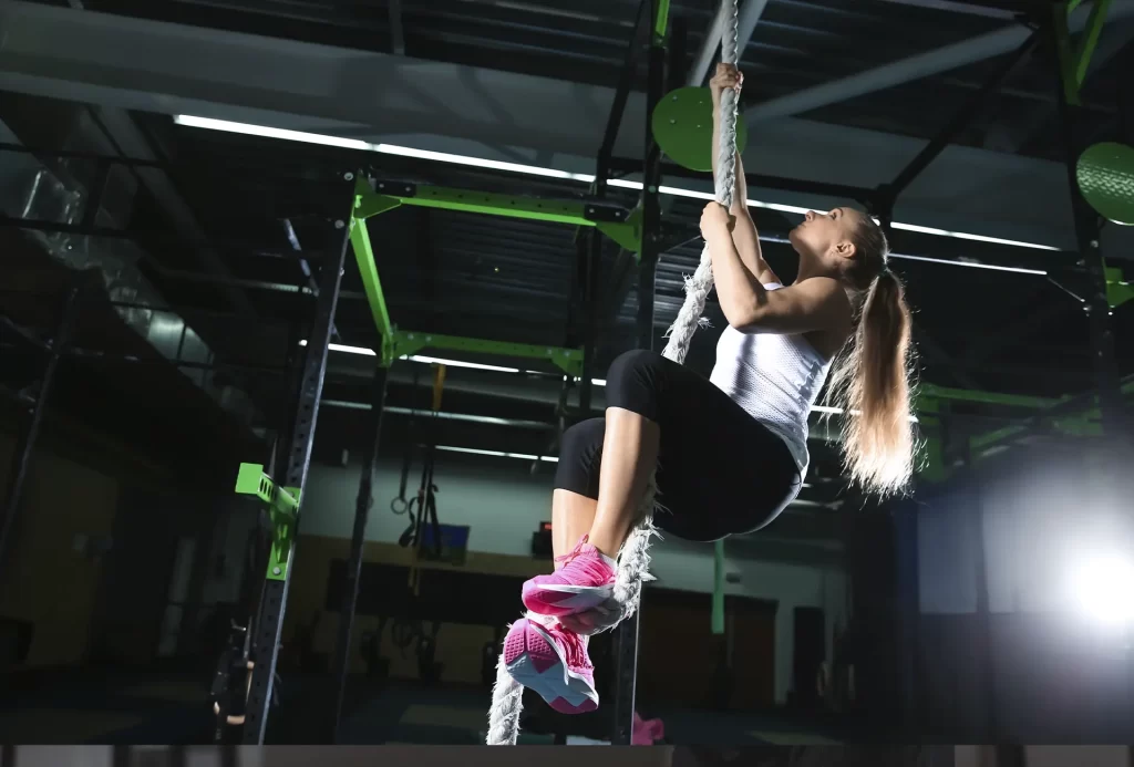 crossfit rope climb