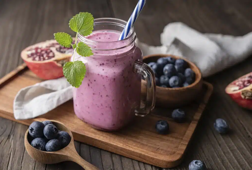 lanche pre-treino smoothie