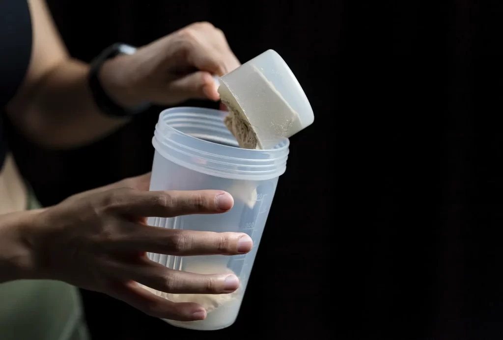 proteina em pó whey caseina