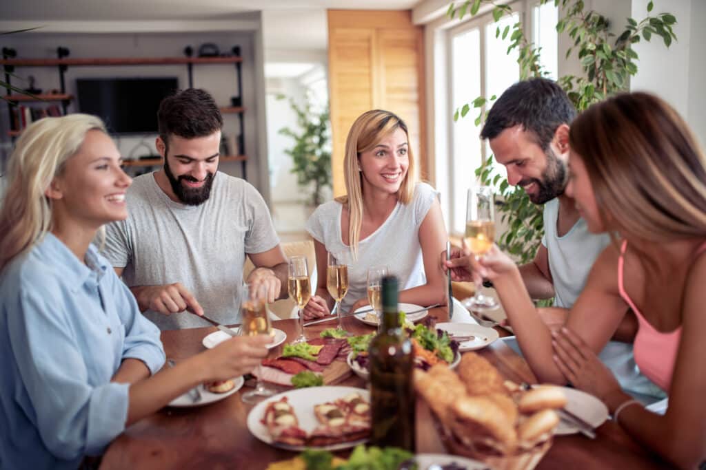 vida social e a dieta