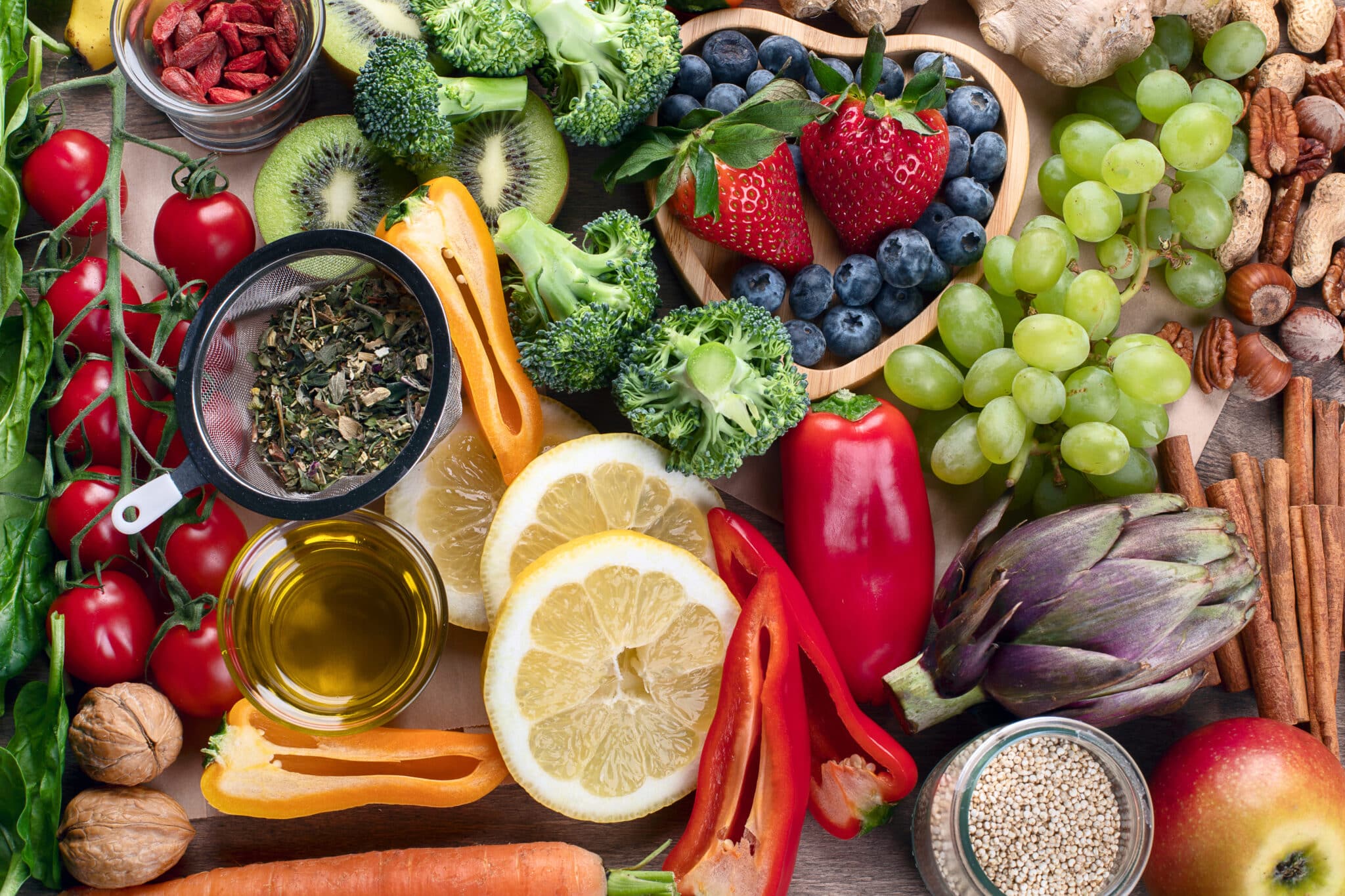 alimentos ricos em antioxidantes