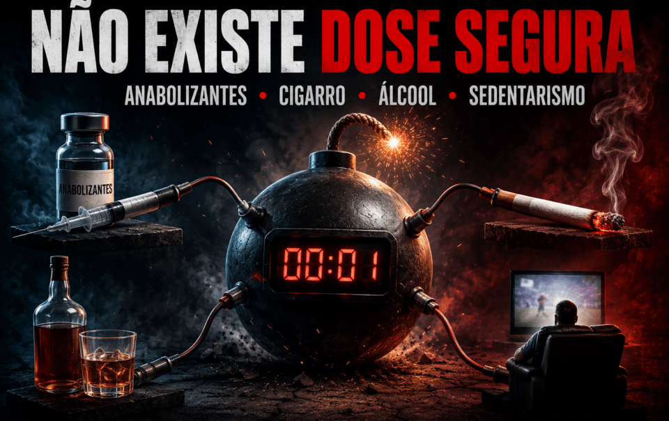 anabolizante álcool sedentarismo cigarro
